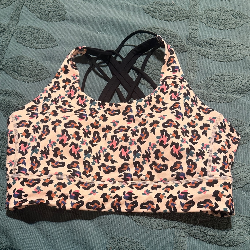Born Primitive Multicolor Leopard Sports Bra
